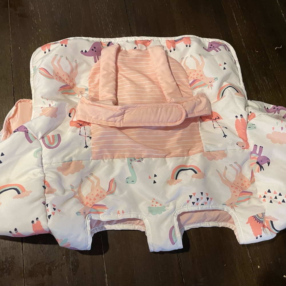 Shopping cart/high chair cover